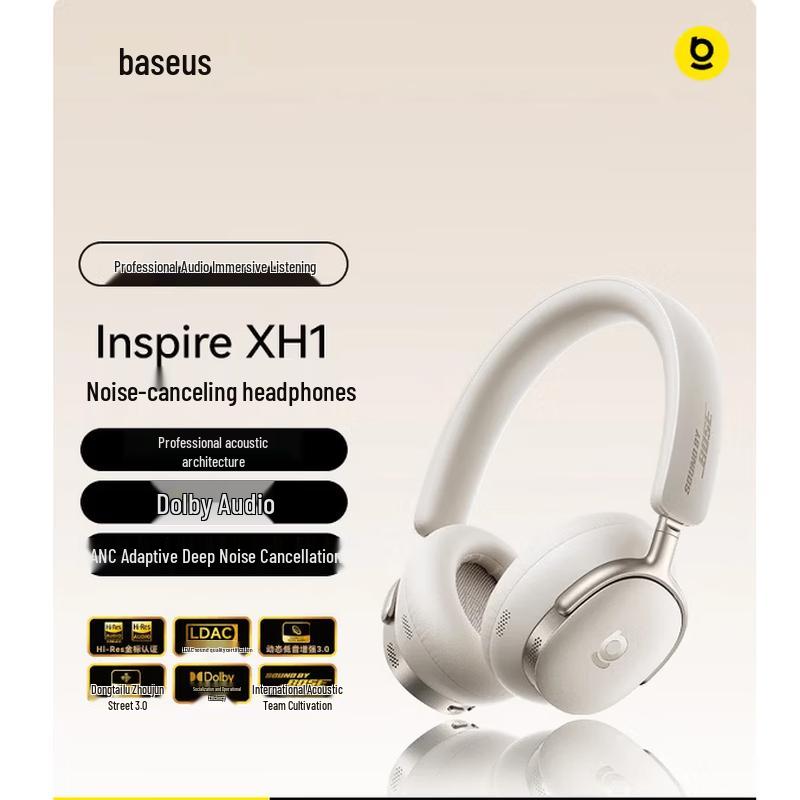 Baseus Inspire XH1 ANC Over-Ear Bluetooth Headphones