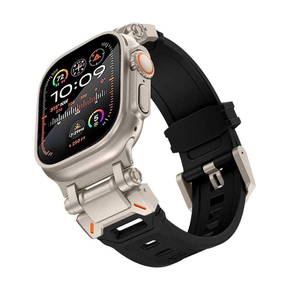 Silicone Transparent Strap For Apple Watch Ultra 2 49mm Series 9 8 7 45mm Soft Rubber Band For iWatch 6 5 4 Se 42mm 44mm Correa