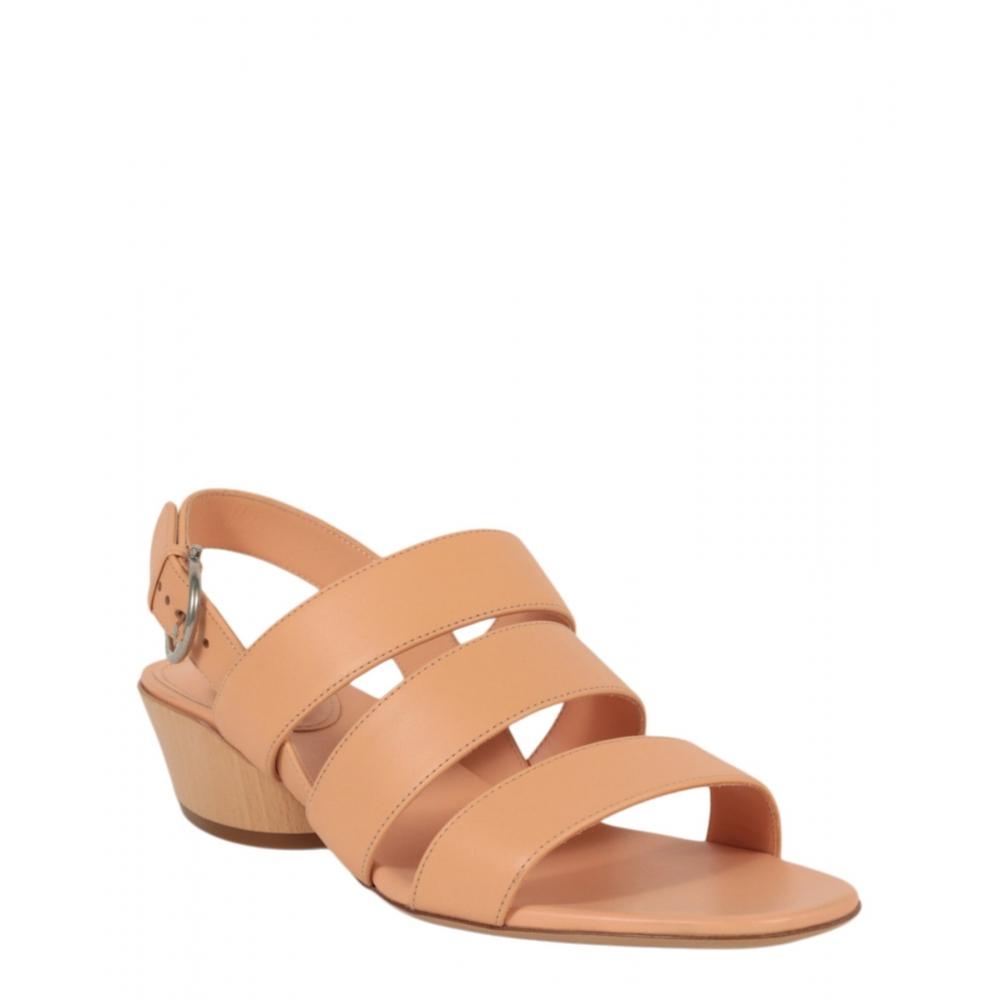 Salvatore Ferragamo Trezze 30 Sandal Beige