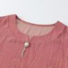 2026 Summer Clothing Set for Middle-Aged and Elderly Women: Grandma's Short-Sleeved Two-Piece Set 