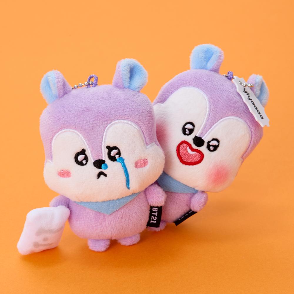 BT21 MANG Today's Mood Crying Plush Doll Keychain
