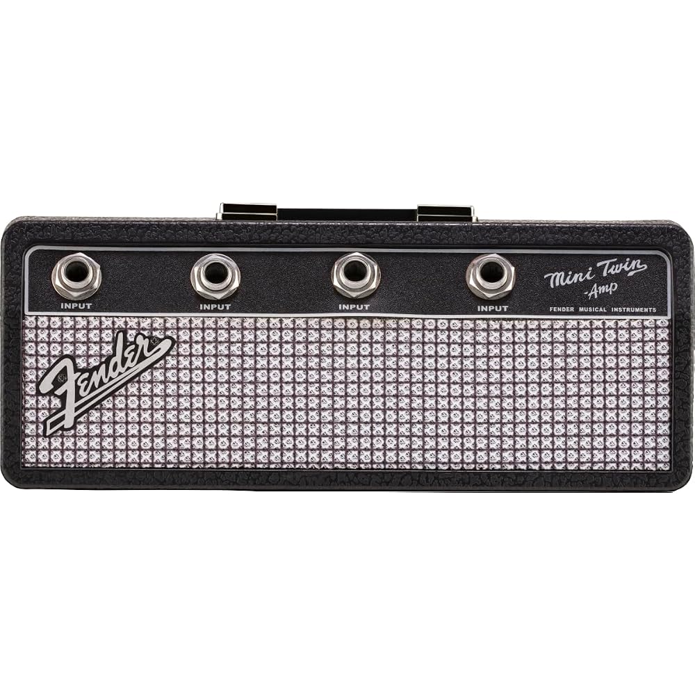 [Fender] Fender “Jack Rack Keychain Guitar Amp Design - Color: Black, Silver, One Size, Modern