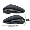 2x Car Rearview Side Mirror Cover Mirror Guard Covers Door Mirror Covers Caps for Volkswagen CC Scirocco 2009-2017/Eos 2009-2016
