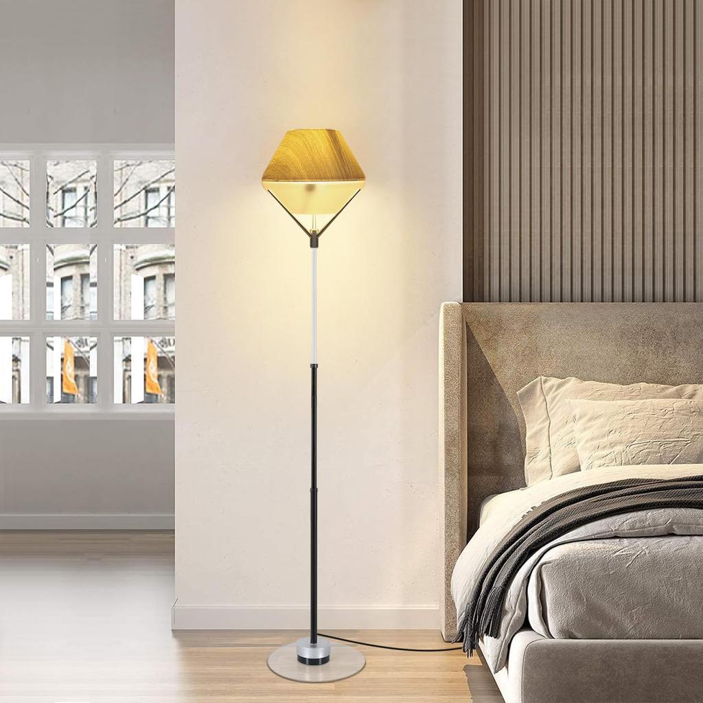 Cheap Modern Floor Lamp Grey Minimalist HeightAdjustable Floor Lamp