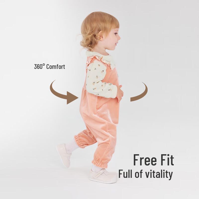 Yeehoo Infant Anti-Static Long Sleeve Jumpsuit