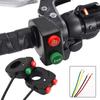 Motorcycle Control Headlight Horn 2-function Switch 22 Handlebar Tube Diameter 2-in-1 Combination Switch Motorcycle Accessories