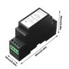 DIN Rail Mounted Adjustable Power Supply Module 12-24V Input 0-24V Output Isolated Design Supports Modbus Communication RS485