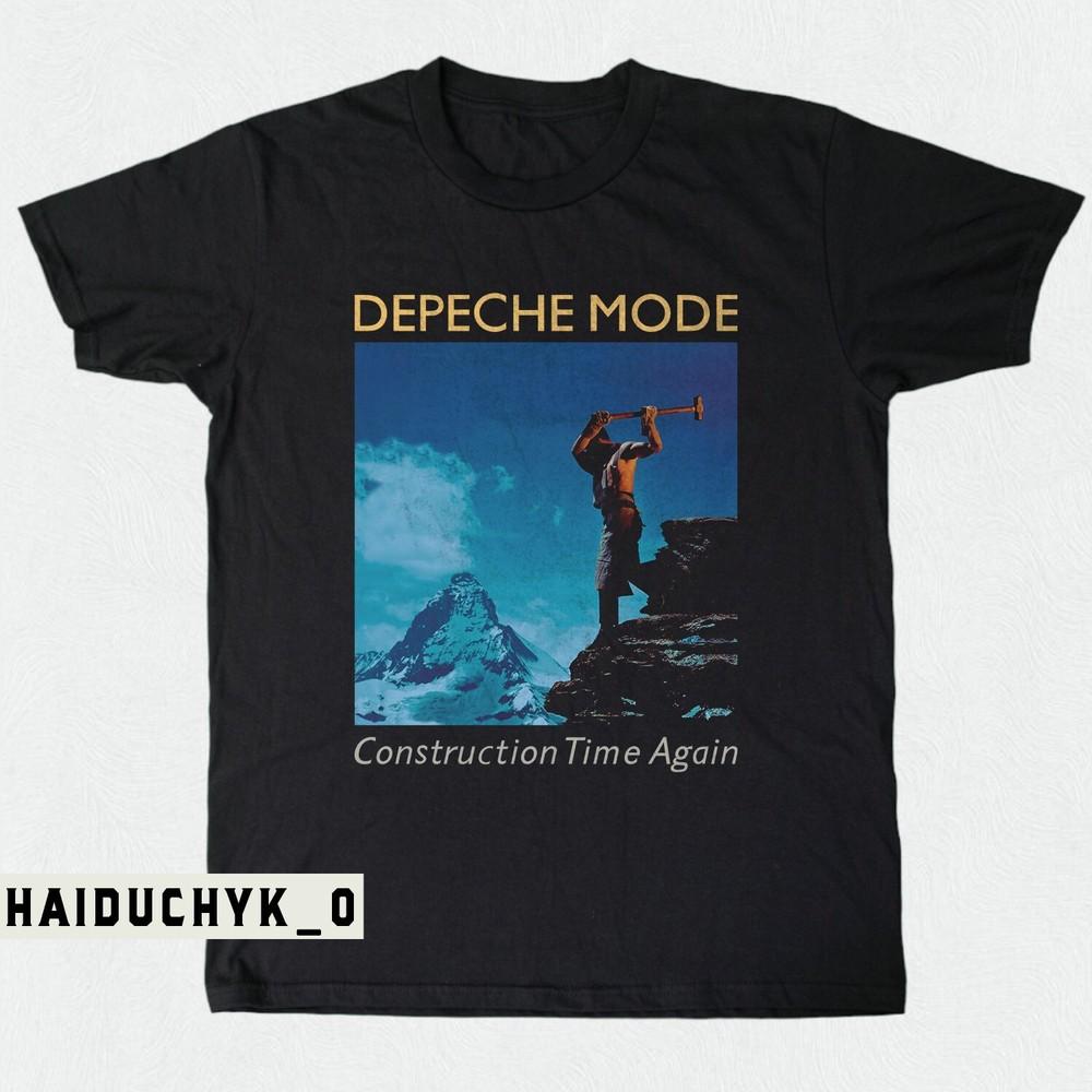 Depeche Mode Construction Time Unisex Black T-shirt Size S-5XL Unisex T-Shirt S