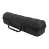 Portable 5 Slots Hard Watch Case with Protective Pillow and Zipper Black Watch Organizer Watch Storage Box Display Storage