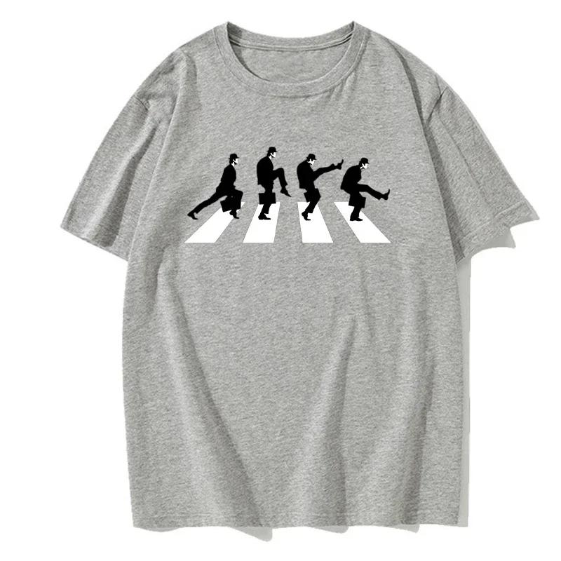 

Мужская футболка Monty Python The Ministry Of Sily Walks Футболка Модная смешная футболка с короткими рукавами из хлопка большого размера Персональная футболка XXL