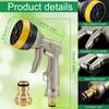 Watering Gun with 8 Adjustable Modes Garden Water Gun High Pressure Water Hose Spray Head Lawn Watering Sprinkler