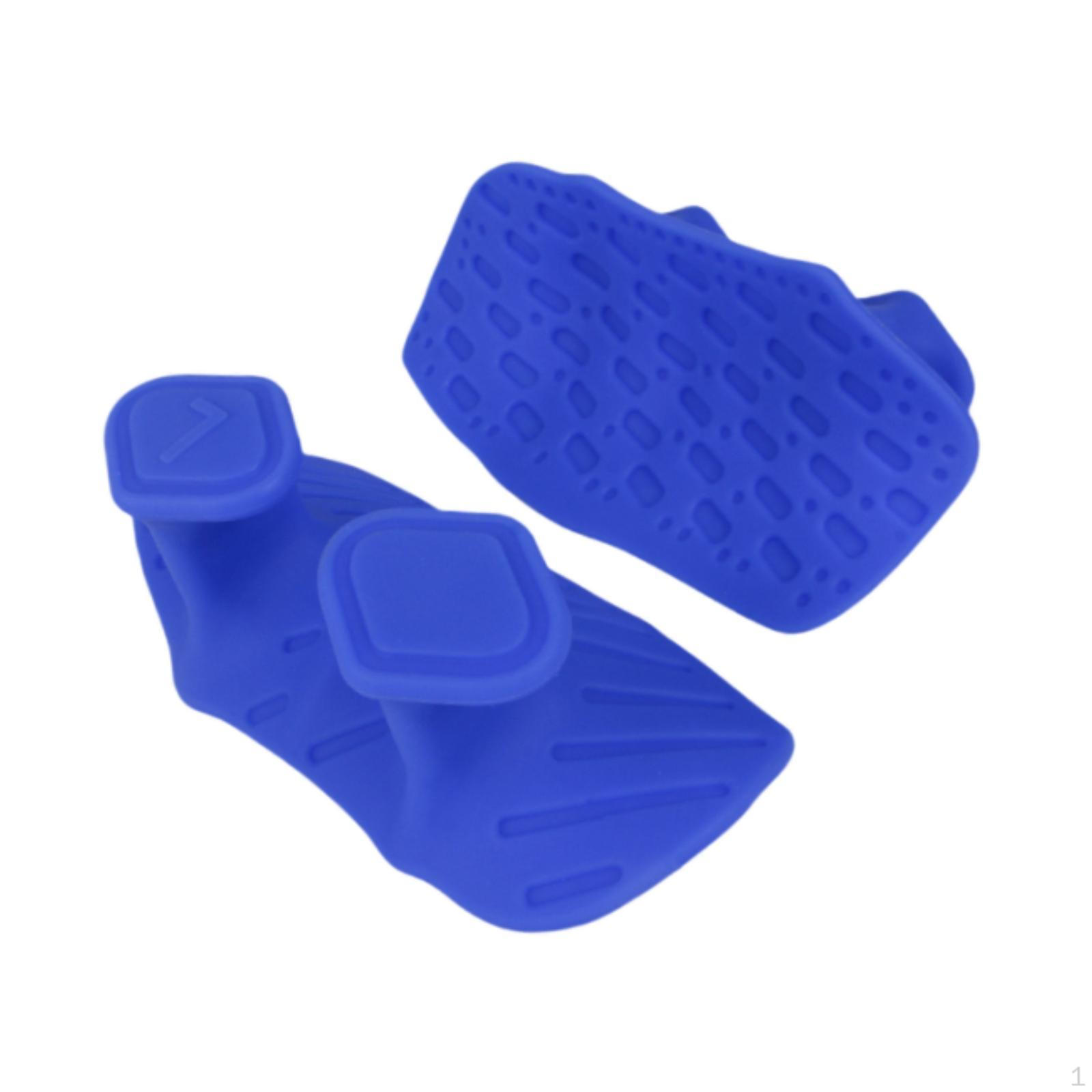 

2 штуки накладок для грифа для тяжелой атлетики, защита рук, для упражнений в спортзале синий