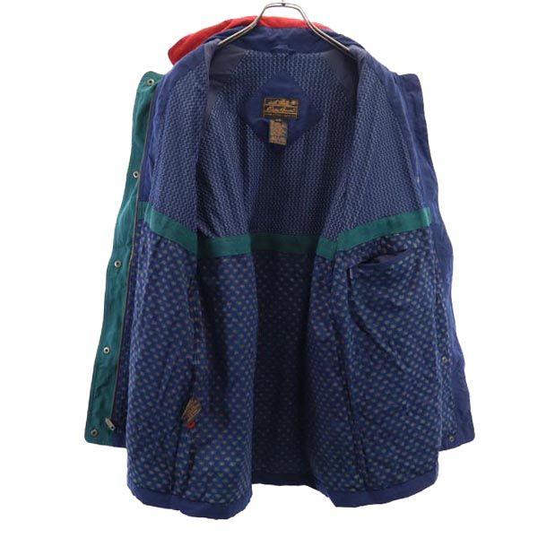 Eddie Bauer 90s Old Black Tag Nylon jacket S Navy Women Used