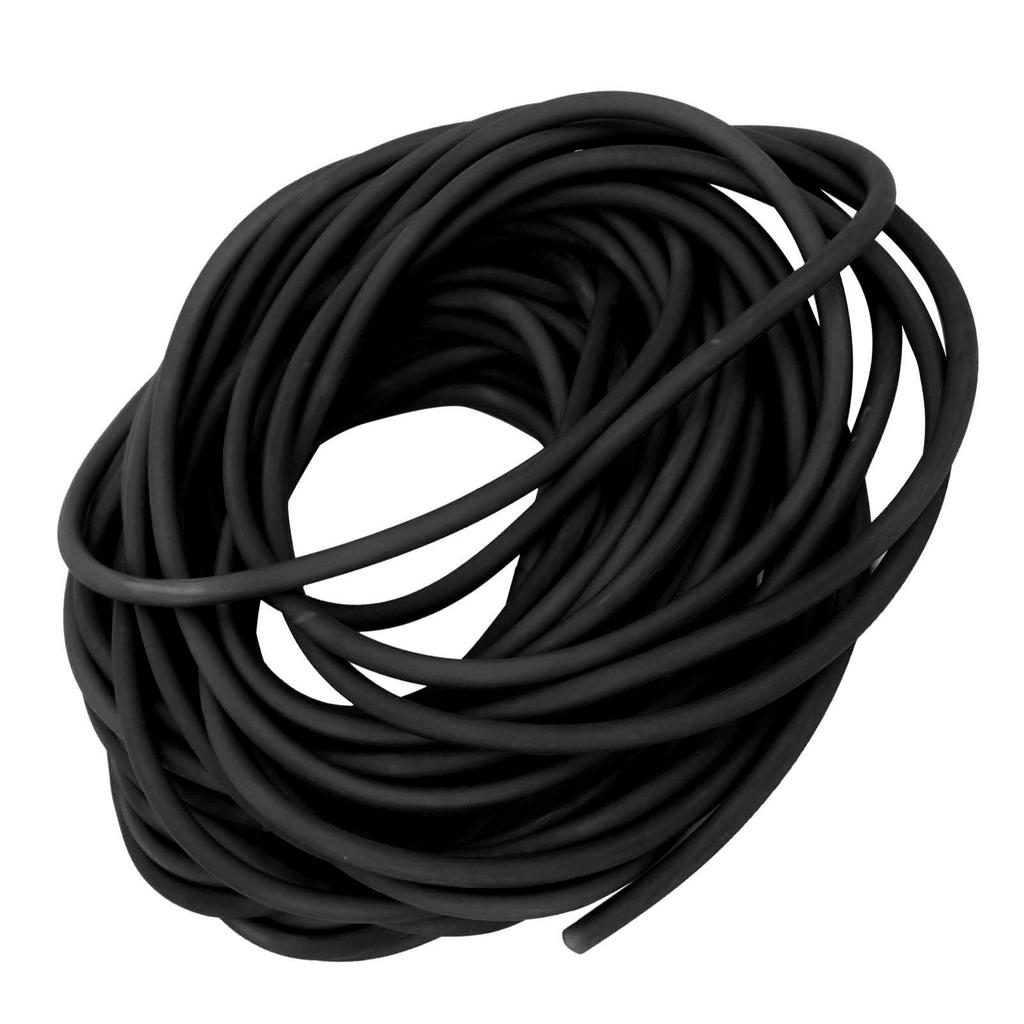 6090 20M   Catapult Latex Tubing Round Rubber Band Hunting Shooting Accessoryblack