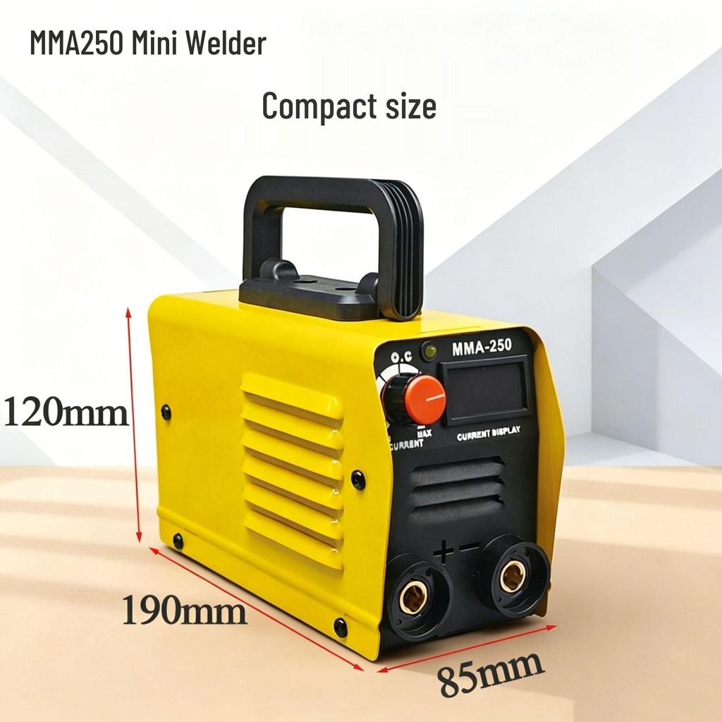 MMA250 Portable 220V European Standard Pure Copper Mini Inverter Welder