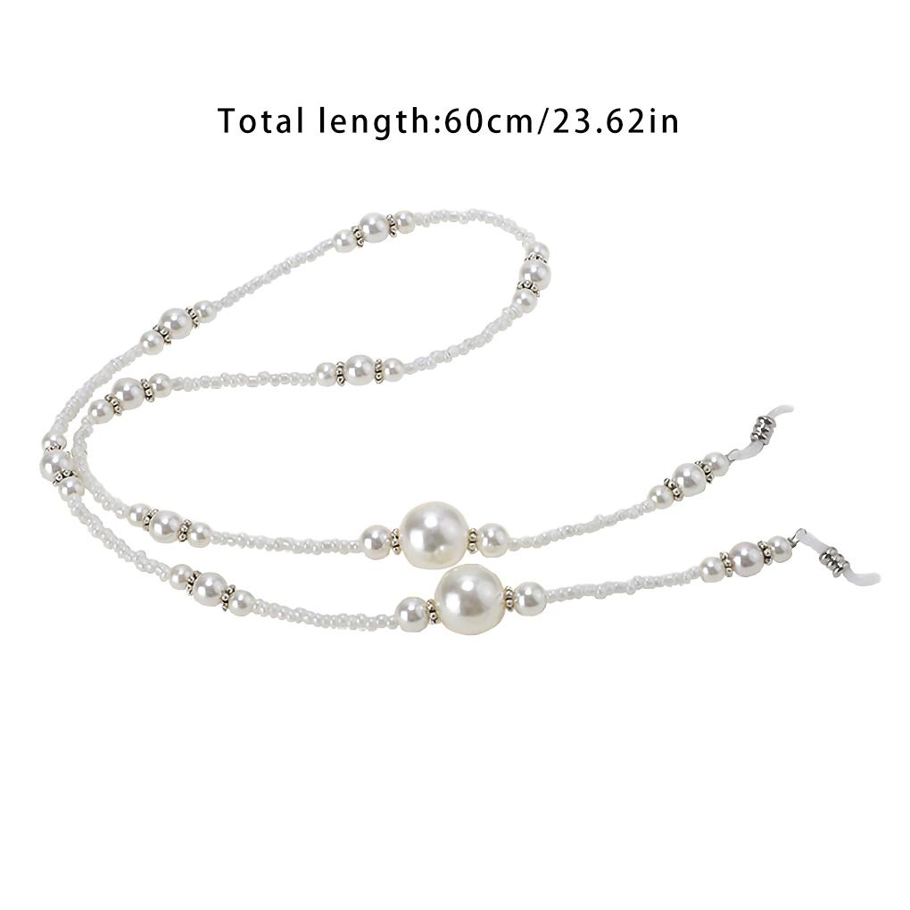 Glasses Lanyard Beaded Eyeglasses Neck Strap Chain Holder Eye Glasses Storage Accessory