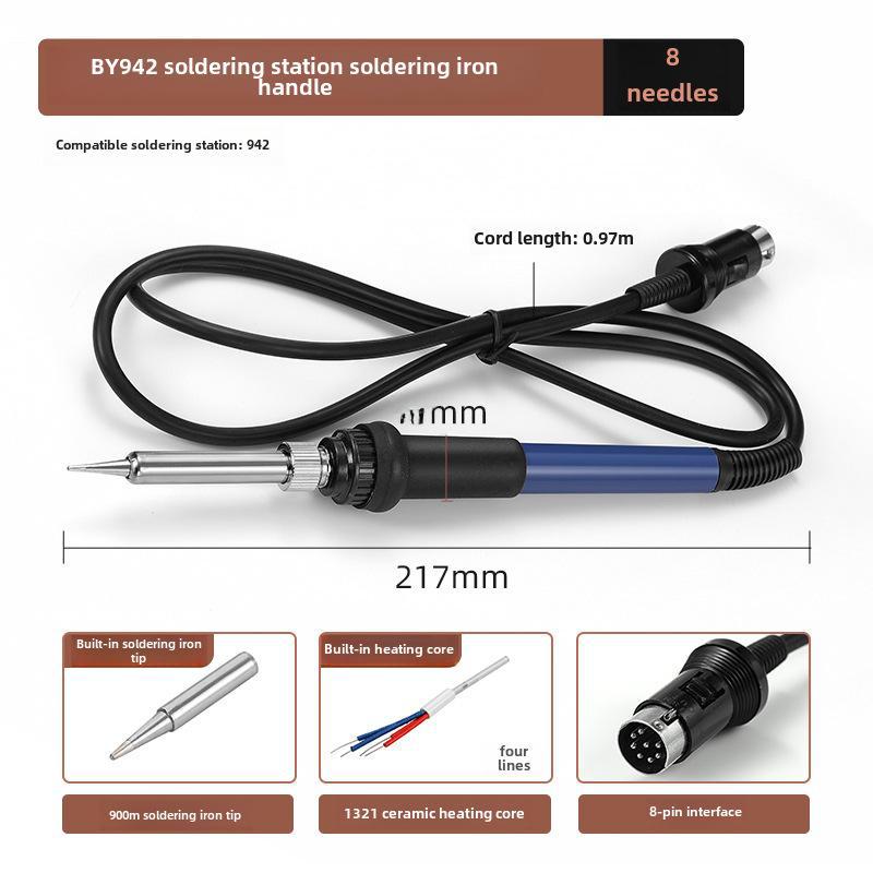936 Adjustable Temperature Soldering Station Handle with 1321/1322 Metal Heating Core