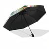 1pc Outdoor Umbrella with Anime Characters - Automatic Opening/Closing, Portable 3-Fold Design, 8-Rib Iron Frame - Perfect Gift for Fans, Travele