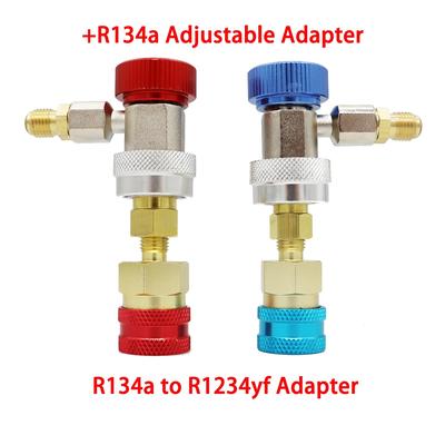 Adaptér rychlospojky R1234YF na R134A, hadicový adaptér spojky pro AC nabíjení automobilové klimatizace