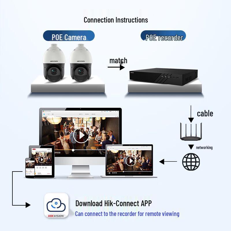 Hikvision 4MP 2K Outdoor PTZ IP Camera