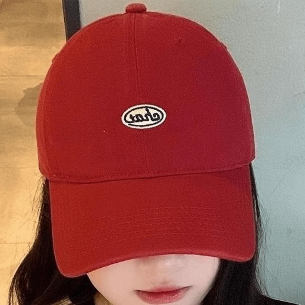 Embroidery Baseball Hat Korean Snapback Cap Simple Peaked Cap  Outdoor
