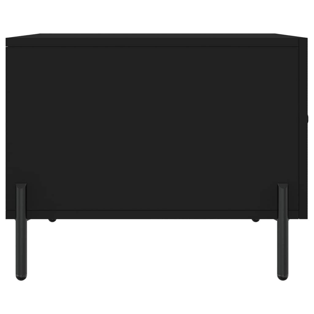  Coffee Table, Black, 50x50x40 Cm, Wood-based Material