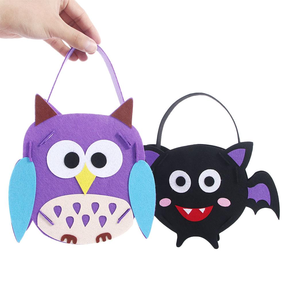 DIY Material Ornament Cartoon Halloween Decoration Halloween Candy Bag Gift Basket Storage Bucket