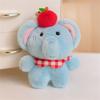 Plush Toy Elephant Keychain With Cartoon Design Doll For Travel And Gift Use