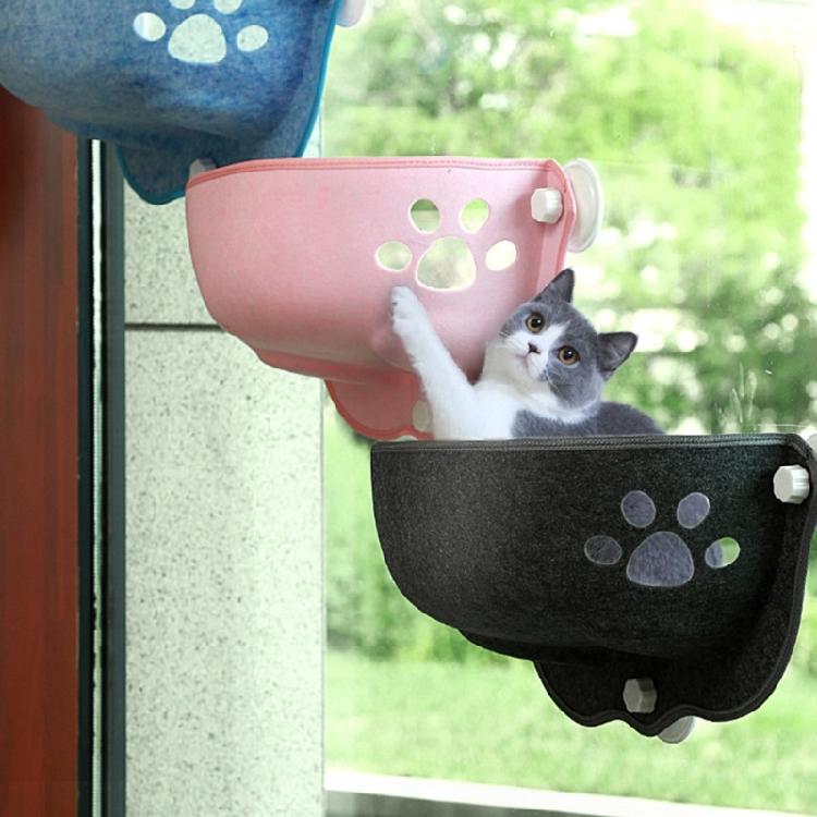 Amaca per Finestra Gatti Letto Riposo Facile da Installare Ventosa Risparmio di Spazio Bagno di Sole