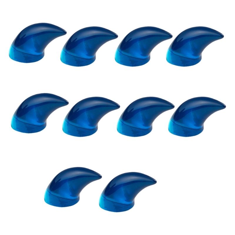 10 Stück Fursuit Pfoten Nägel Realistische Tiernägel Harz Bestiennägel DIY Katzenpfoten Handschuhe Sachen Furry Therians Krallennägel