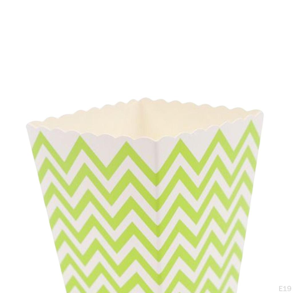 Set mit 10 Popcorn-Geschenkboxen Karton Süßigkeitenbehälter Partys Mini-Papierbehälter