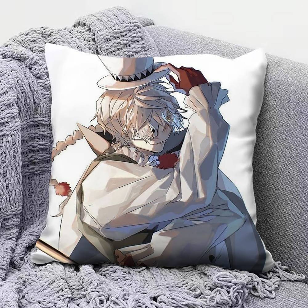 BSD Bungo Stray Dogs Nikolai Gogol   Pillow Covers, Home Sofa Cushion Covers and Aecorative Custom