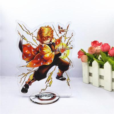 Anime gra Demon Slayer akrylowa postać Cosplay stojak Model malowane biurko ozdoba dekoracyjna prezent 15cm