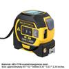40m/60m 3-in-1 LCD Laser Tape Measuring Almighty Ruler Digital Tape Measure with Laser