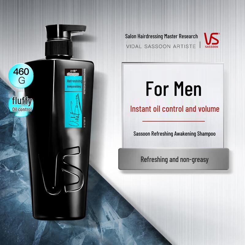 Vidal Sassoon Men s Energizing Oil Control Shampoo