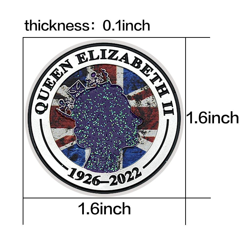 Reine d'Australie, Pièces de la Reine Elizabeth II, 1926-2022, Emblème de l'Angleterre, Médaille Métallique