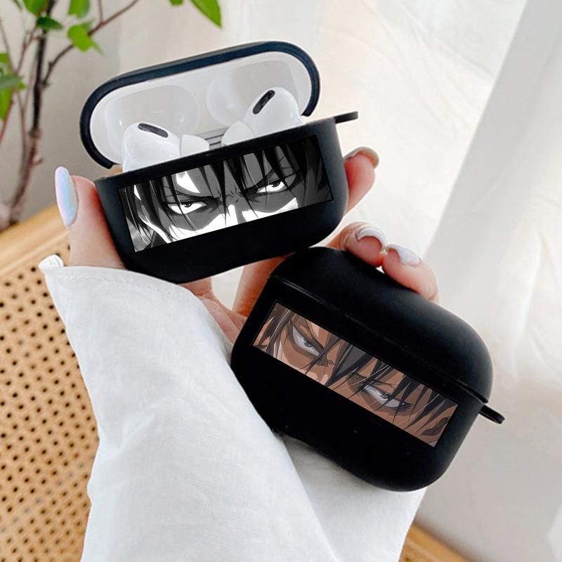 

Мягкий силиконовый чехол с изображением аниме «Атака Титанов» для Apple Airpods Pro 2 1 3, защитный чехол для наушников Air Pods Funda Coque Shell