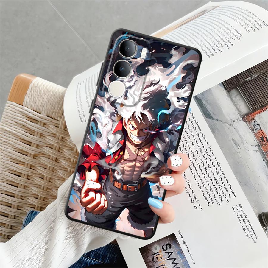 Cool Luffy Anime Case for Vivo V25 V30 Y51S Y78 Y71 Y91 Y52S Y93 V29 V27 Y53S Y75 Y81 V21E V23 Y50 Y95 Phone Cover