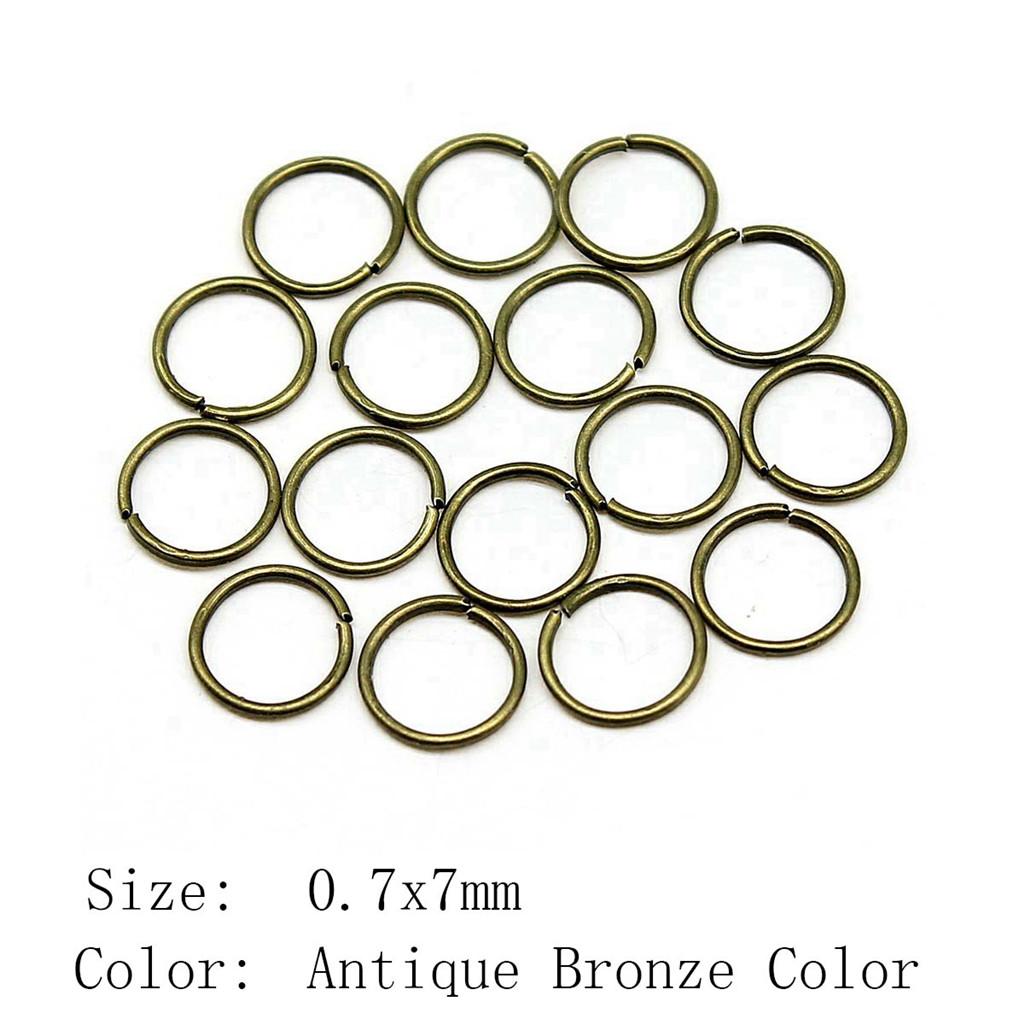 Father's Day Jewelry Materials Split Rings 5 Colors 9 Sizes Accessories Parts Women's Clothing Accessories For Women
