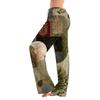Women's Casual, Fashionable, Retro-print Loose-fitting Loungewear Pajamas