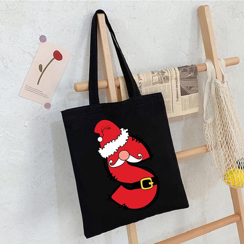 26 Letter Printed Shoulder Bag Commuting To Work Portable Tote Bag