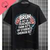 Funny Graphic Tshirt With All I Want For Christmas Is My Students To Stop Saying 67 Slogan Pure Cotton Short Sleeve Tshirts