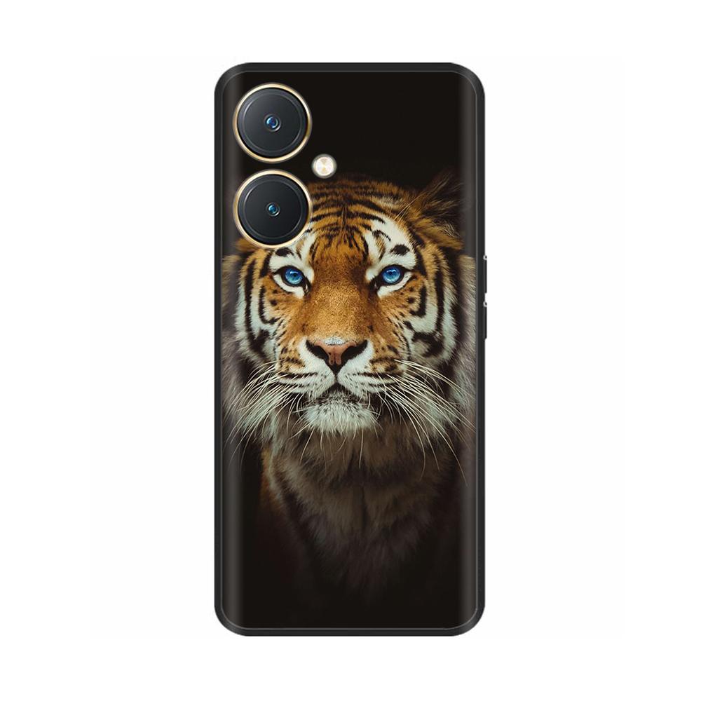 For Vivo Y27 Case Black Cover Skull Wolf Silicone Soft Back Cases For Vivo Y27 5G Phone Case VivoY27 Y 27 2023 Protective Shell