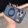 Rotating Stand Case for iPhone 17 Pro Max, Transparent Full Coverage Protective Case for Apple 16 Pro