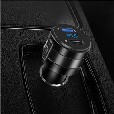 Car Bluetooth 5.0 FM Transmitter Fast Charger Wireless Handsfree Audio Receiver Auto MP3 Player 3.1A Dual USB Car Accessories