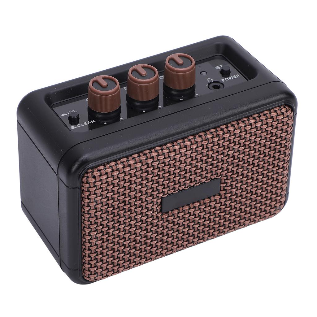 Electric Guitar Amplifier 6.35mm Interface Built In Double Speakers Bluetooth Portable Guitar Combo Amp