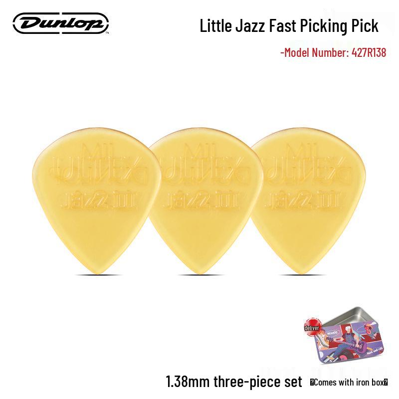 Dunlop Jazz3 Small Turtle Speed-Picking Guitar & Bass Pick