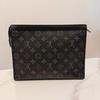 [Pre-Owned] Pochette Voyage MM 'Black Monogram Eclipse Canvas' - Very Good #1520LSO