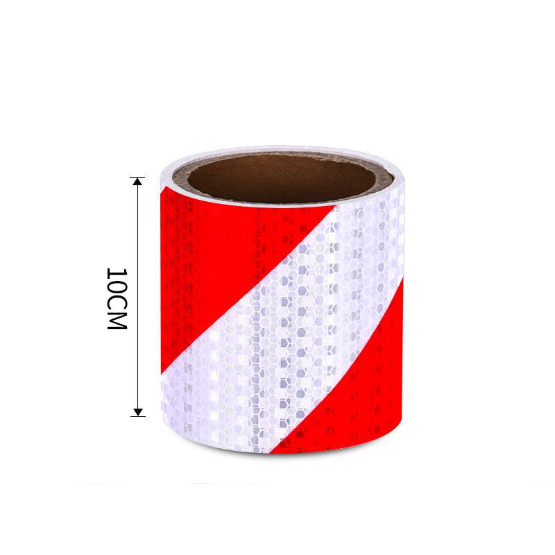 High-Visibility Warning Tape Peel-And-Stick Weather-Resistant Adhesive Reflective Film Traffic Reflective Signs for Road Safety