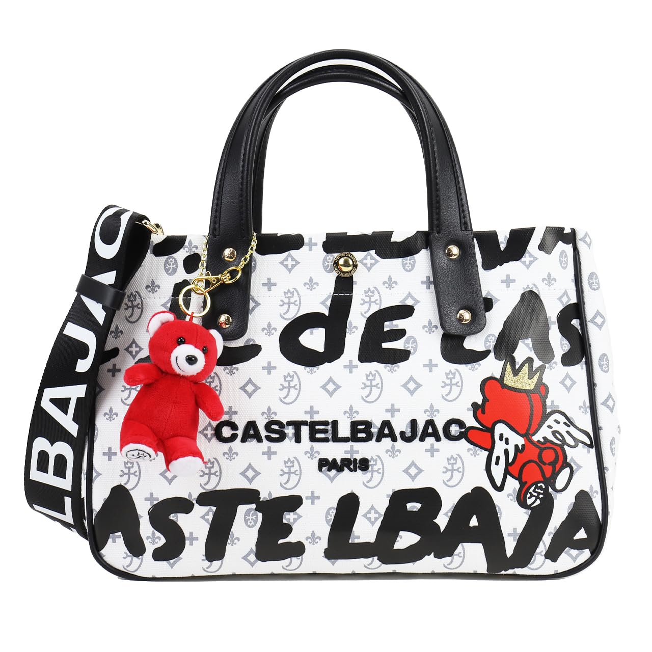 CASTELBAJAC Tote Bag our exclusive original model with a Bajac Bear plush toy 3091 White 24090₽